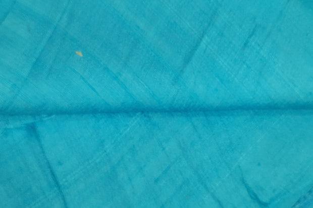 Pure silk fabric (in dupion finish)  in sky blue