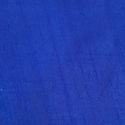 Pure silk fabric (in dupion finish)  in royal blue