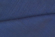 Pure silk fabric (in dupion finish)  in navy blue