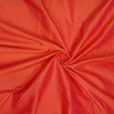 Pure silk fabric ( in dupion finish) in peach