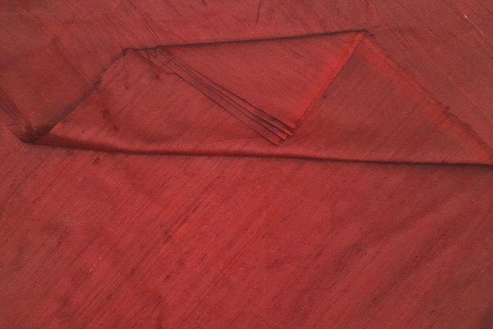 Pure silk fabric ( in dupion finish) in brown