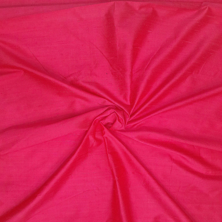 Pure silk fabric ( in dupion finish) in onion pink
