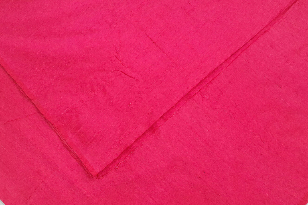 Pure silk fabric ( in dupion finish) in onion pink