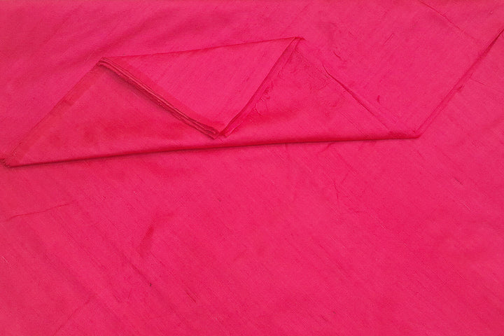 Pure silk fabric ( in dupion finish) in onion pink