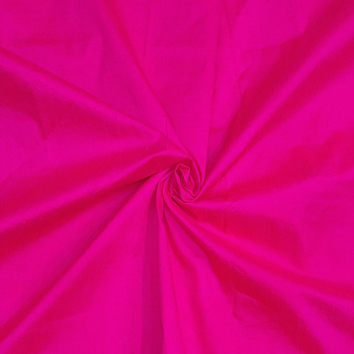Pure silk fabric ( in dupion finish) in hot pink