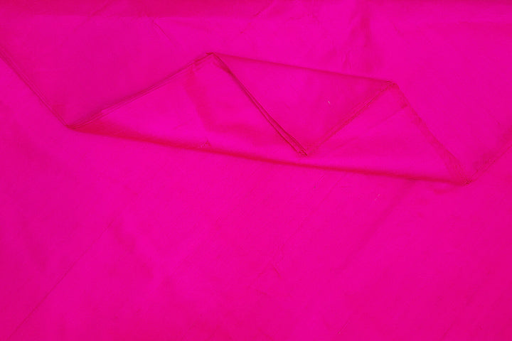 Pure silk fabric ( in dupion finish) in hot pink