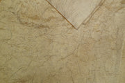 Crushed silk fabric in beige