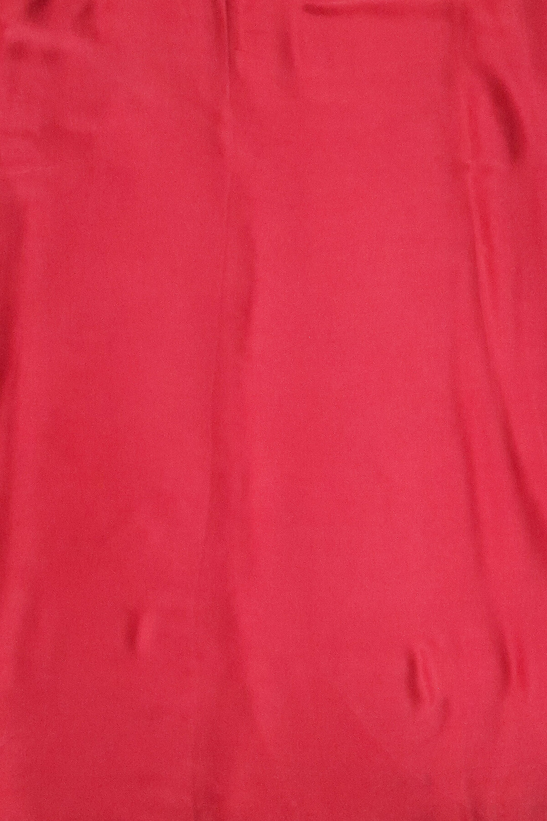 Pure silk saree in red & blue with round & floral motifs   in satin weave