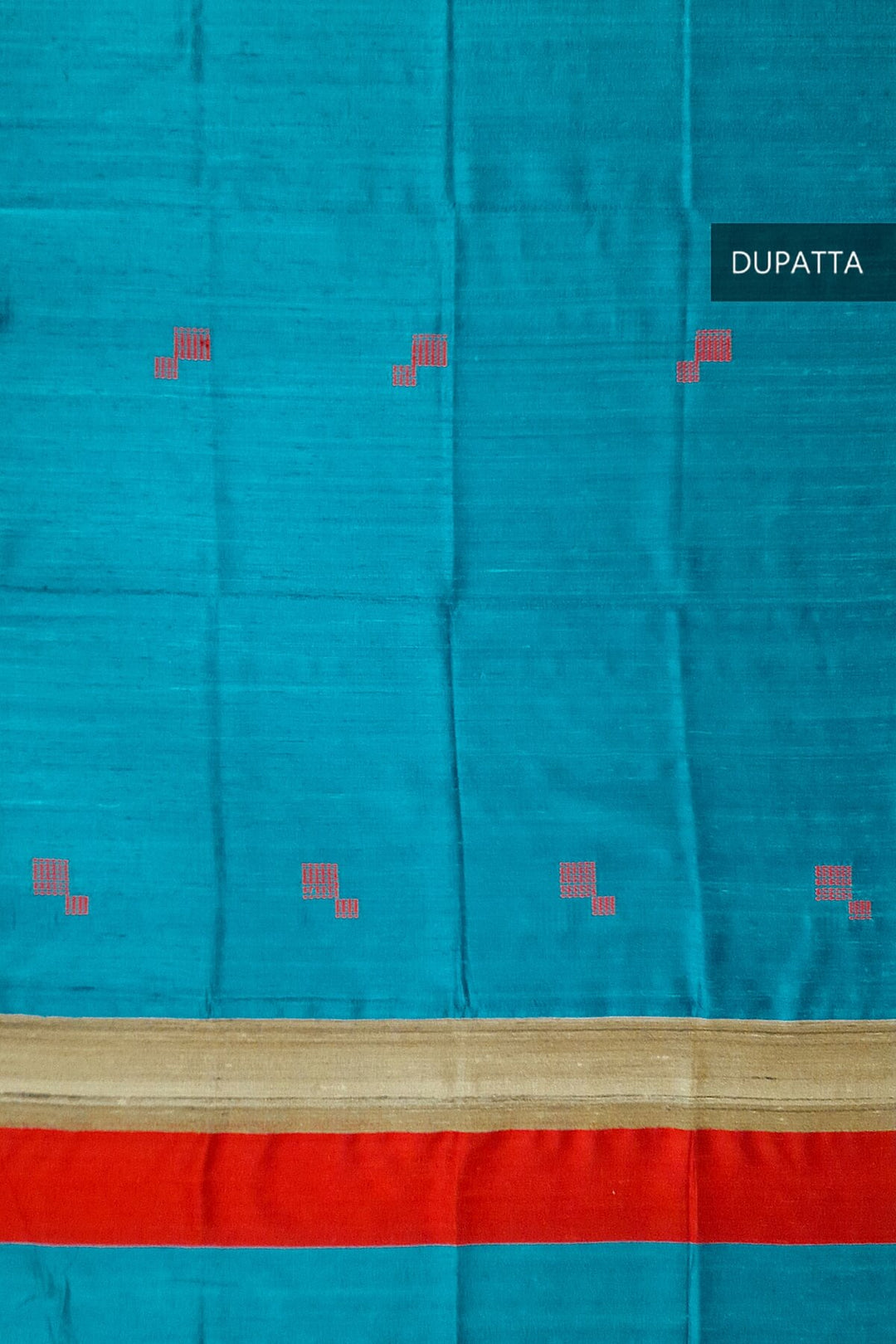 Handloom desi tussar pure silk dupatta