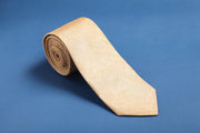 Golden Knot - Singular , Sophisticated  & Stylish pure silk tie with tie pin  and cuff links