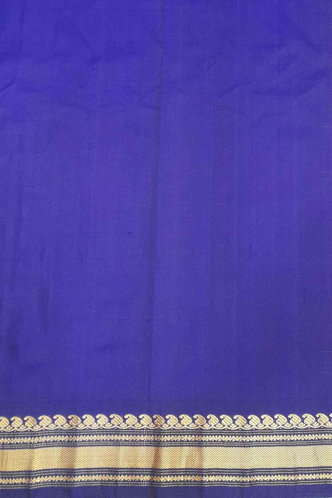 Handwoven Gadwal pure silk saree in pink with gold buttis